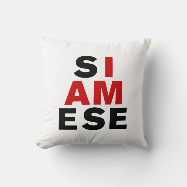 COUSSIN JE SUIS SIAMESE (Recto)