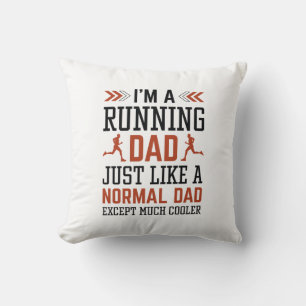 Coussin Je suis un papa coureur