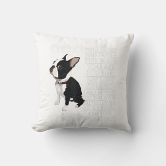 Coussin Je Suis Votre Ami Votre Partenaire Votre Boston Te