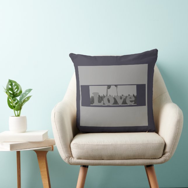 Coussin Je t'aime Avoir une belle journée et une meilleure (Chaise)