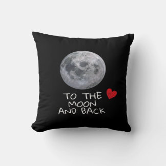 Coussin Je t'aime jusqu'à la lune et retour Style Moderne