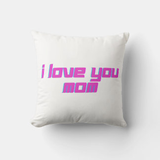 Coussin Je t'aime maman - Conception de l'amour maternel d