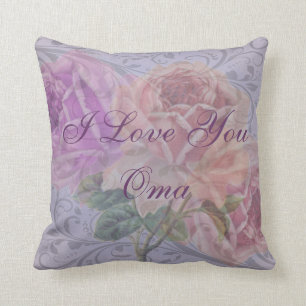 Coussin "je t'aime Oma " d'Oma