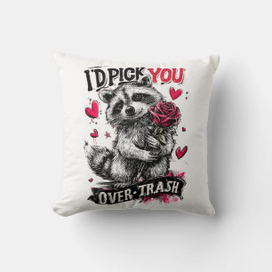 Coussin Je te choisirais plutôt que les ordures