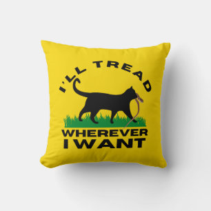 Coussin Je vais filer où je veux