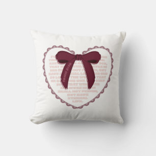 Coussin Jean 3:16 - Saint-Valentin chrétien
