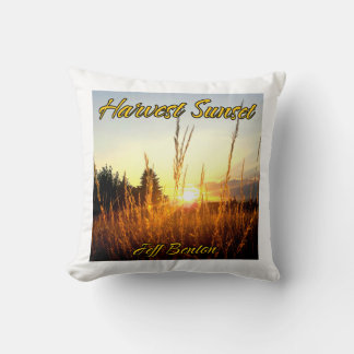 Coussin Jeff Benton Harvest Sunset Fan lance l'oreiller