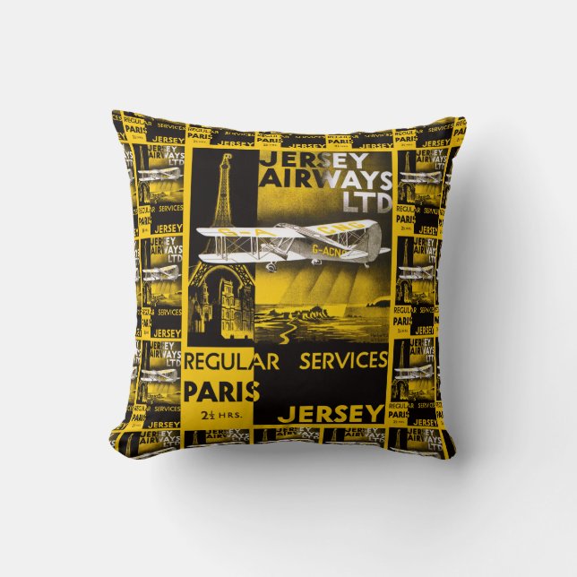 Coussin Jersey Airways (Recto)
