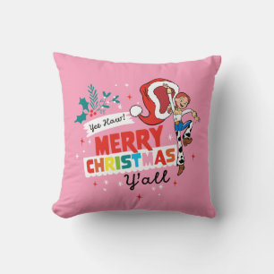 Coussin Jessie   Joyeux Noël Y'all