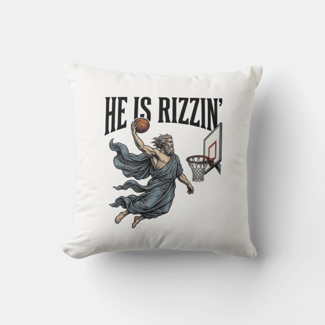 Coussin Jésus Appelle l'Écran du Téléphone Chrétien Vecteu (Recto)