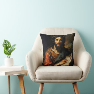 Coussin Jésus Christ de la Renaissance