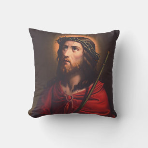 Coussin Jésus couronné d'épines