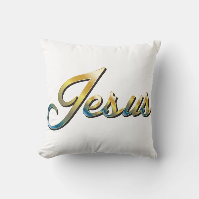 Coussin Jésus Lancer (Recto)