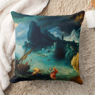 Coussin Jésus marchant sur la mer de Galilée Paul Bril 159