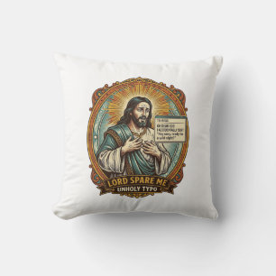 Coussin Jésus Mauvaise Message Autocorrect Patron Embarras