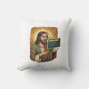 Coussin Jésus pleurant Erreur de syntaxe Codage Programmeu
