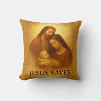 Coussin Jésus sauve des cadeaux chrétiens uniques Chrétie