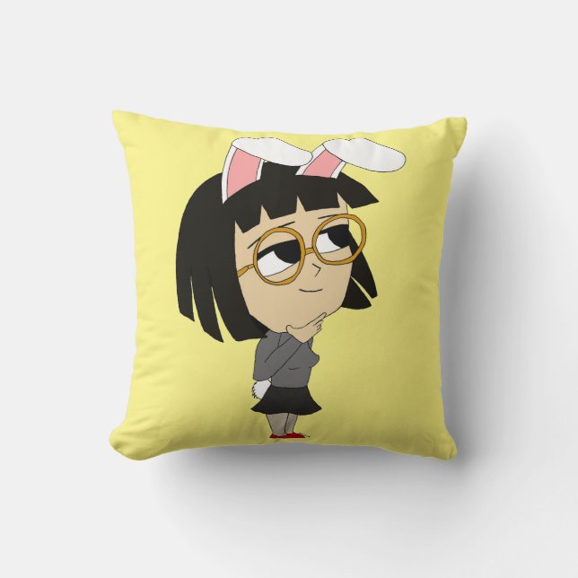 coussin jetable chibi bunnygirl (Recto)