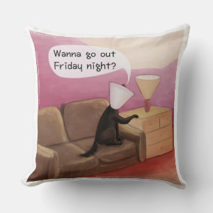 Coussin jetable de dessin animé drôle de rendez-vo