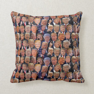 Coussin jetable drôle de cadeau Trump