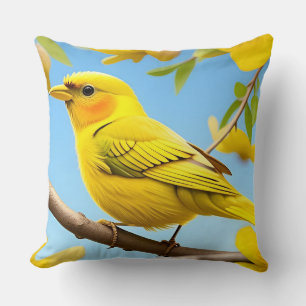 🌞 Coussin jetable Yellow Bird Accent lumineux de 