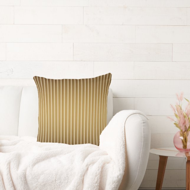 Coussin Jeté avec une Fine Rayure Dorée (Canapé)