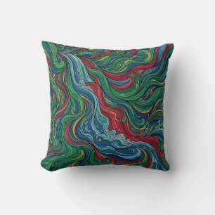 Coussin jeté Cascade de Waterfall – Art ton joyau