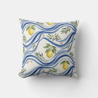 Coussin Jeté Citron du Littoral