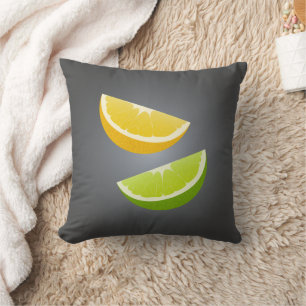 Coussin Jeté Citron & Lime – Accent Citron Moderne