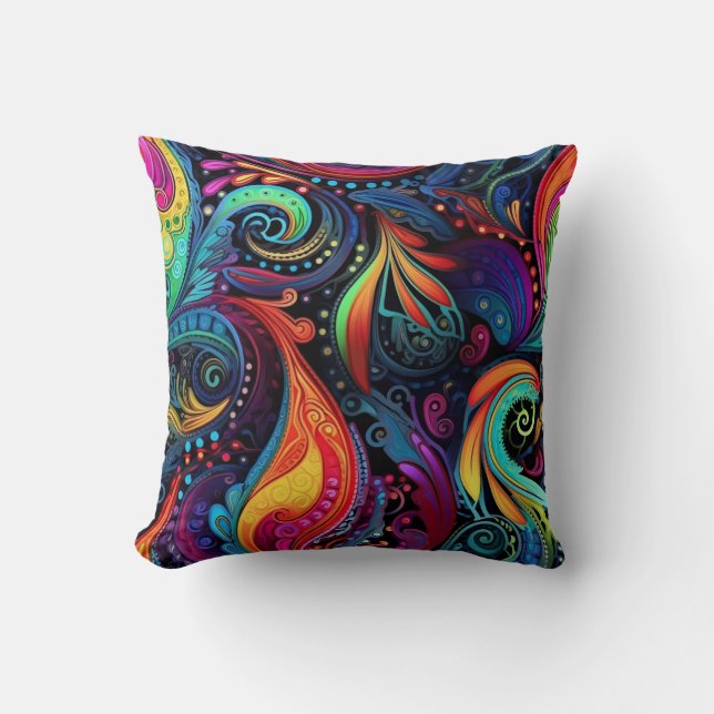 Coussin jeté d'art moderne (Recto)