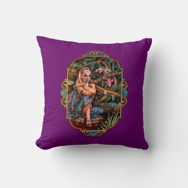 Coussin jeté de princesse elfe (Recto)