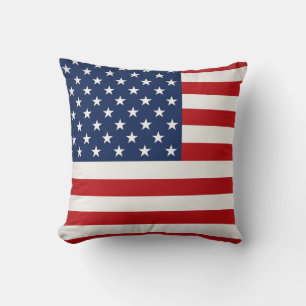 Coussin Jeté-Drapeau USA Patriotique Coussin Jeté