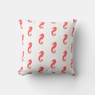 Coussin jeté hippocampes