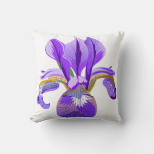 Coussin jeté Iris Violet