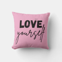 coussin jeté | motivation | aimez-vous