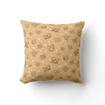 Coussin jeté pour snacks de bretzels et de pop-cor