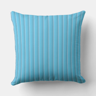 coussin jeté rayures bleues