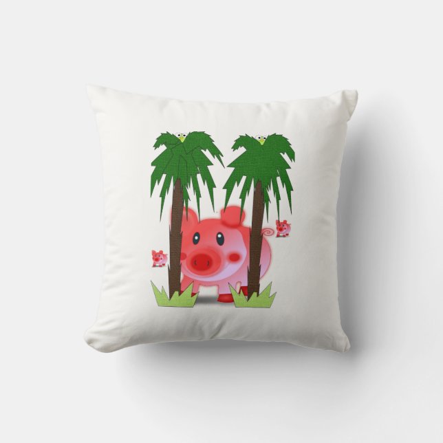 Coussin Jeter Cochon d'oreiller (Recto)