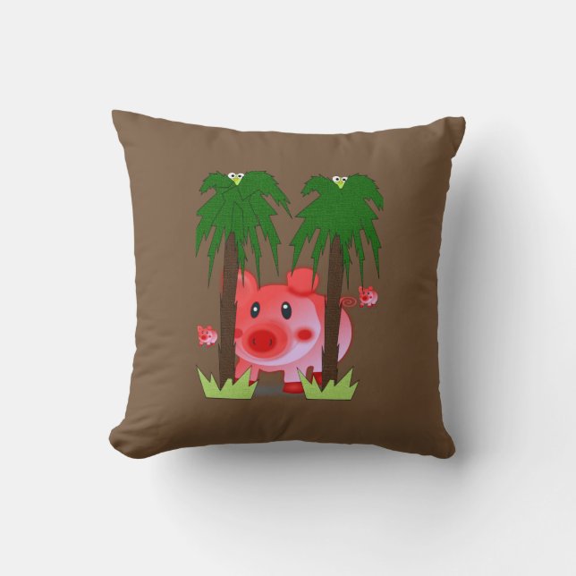 Coussin Jeter Cochon d'oreiller (Recto)