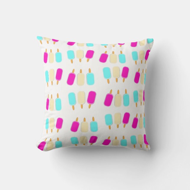 Coussin Jeter Crème de glace de l'oreiller (Recto)