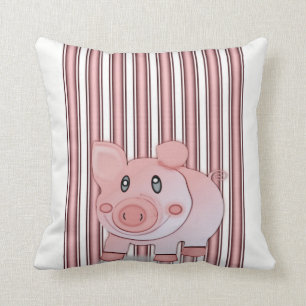 Coussin jeter le cochon de décore d'oreiller