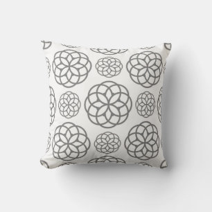 Coussin Jeter le gris de l'oreiller