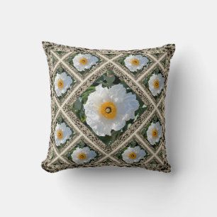 Coussin Jeter l'oreiller avec les Poppies Matilija