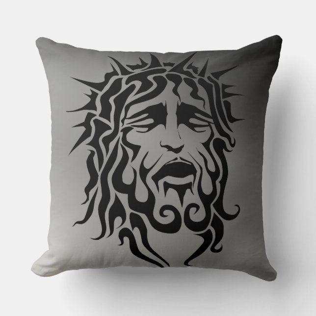 Coussin Jeter l'oreiller/Jésus (Recto)