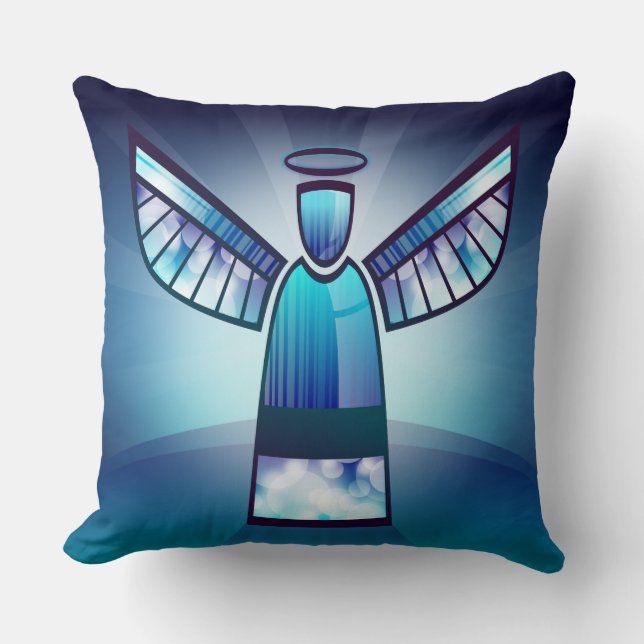Coussin Jeter l'oreiller/l'ange (Recto)