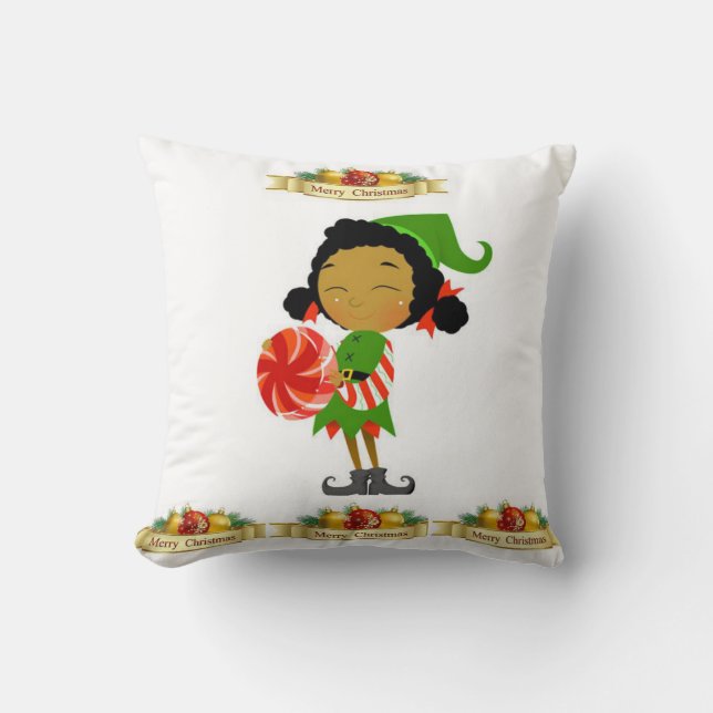 Coussin Jeter l'oreiller Noël (Recto)