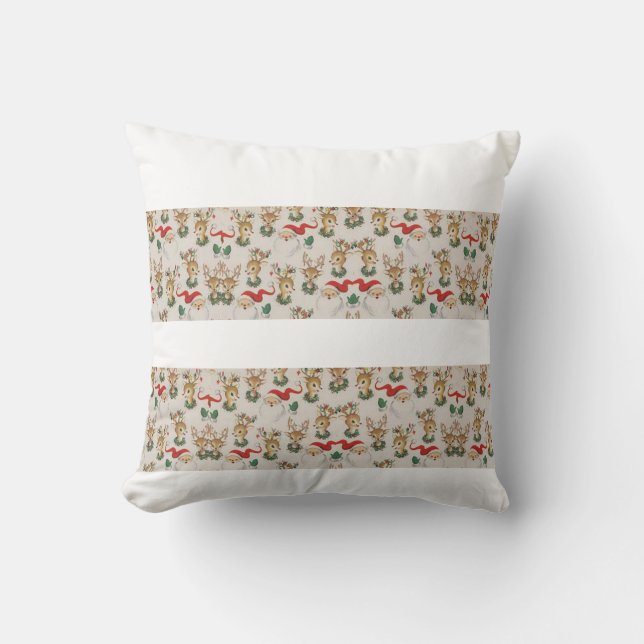 Coussin Jeter l'oreiller Noël (Recto)