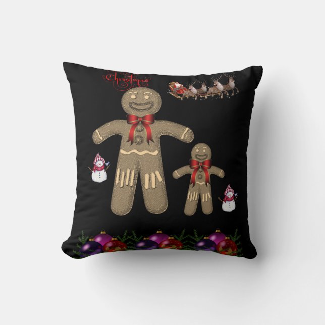 Coussin Jeter l'oreiller Noël (Recto)