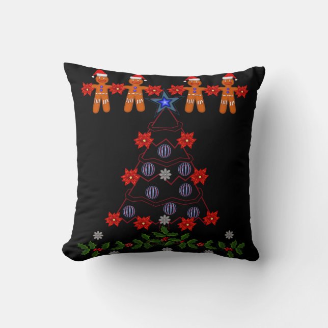 Coussin Jeter l'oreiller Noël (Recto)
