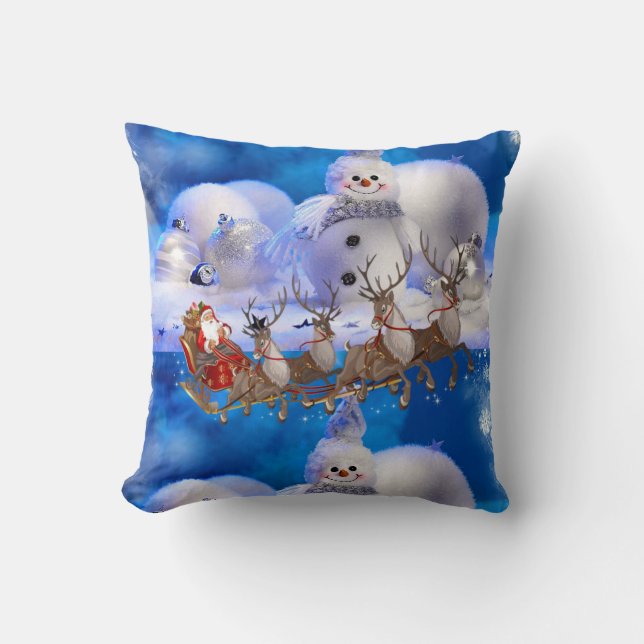 Coussin Jeter l'oreiller Noël (Recto)